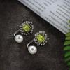 Новые серьги Papalacha Ice Cut Pearl Штамп Премиум Зеленый Высокоуглеродистый Бриллиант Пусеты Свадебные Ювелирные Изделия Подарок