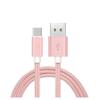 Set of 10 Durable Type C Charging Cables 3 Meters Charger for Samsung Galaxy S20 6.2" Pink Color - Brand Yuan Yuan