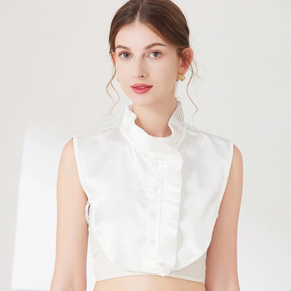 Vintage Lapel Fake Collar Female Detachable Shirt False Collar for Women Blouse Sweater Lapel Top Clothing Accessories
