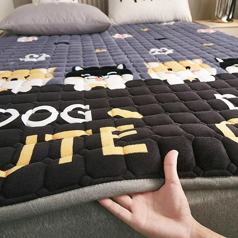 100% водонепроницаемые матрасы ультратонкий складной хлопковый матрас для кровати складной татами спальня отель для односпальной кровати двойной мульти двуспальная кровать размера «king-size»