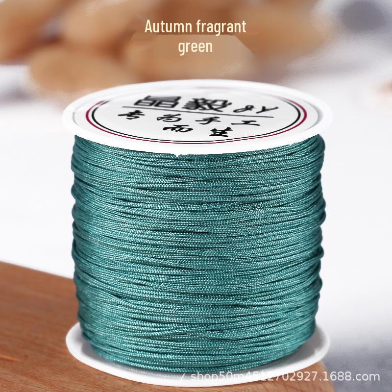 Тайваньская нефритовая линия №. 72: 50 м веревка для плетения украшений и бисера своими руками