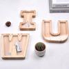 Уникальный прозрачный дизайн Деревянная копилка с алфавитом A-Z для хранения монет и мелочи, Креативный подарок на день рождения, Подарок для декора дома на Хэллоуин
