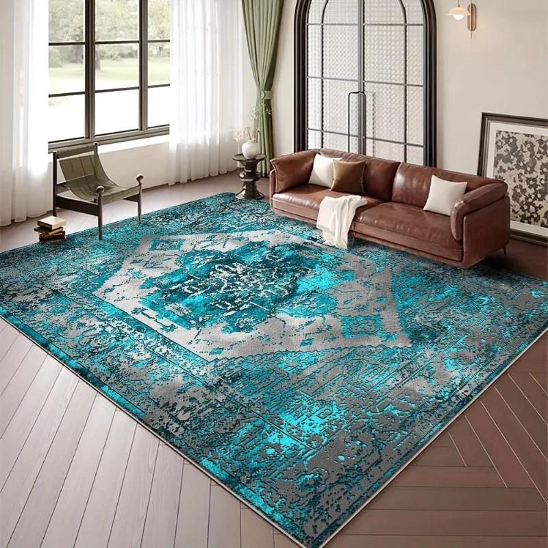 Минималистичный входной ковер Балкон Задний двор Роскошная спальня Старый коврик Создает уникальную и комфортную атмосферу в спальне Коврики