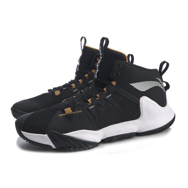 Li Ning Storm OUTDOOR Амортизация Износостойкие Нескользящие Средняя высота Баскетбольные кроссовки для выступлений Мужские ABPQ009-2