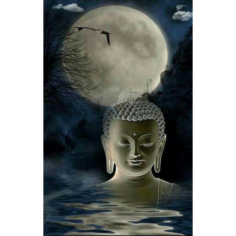 5D Diamond Painting Religion Full Round Buddha Statue Diamond Embroidery Cross Stitch Picture Of Rhinestone Home Decor