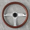 14Inch GRAND PRIX JDM Classic Wood Steering Wheel Universal ABS Racing Sport Steering Wheel Car Accessories