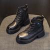 Martin Boots Women's 2025 Autumn and Winter New Fashion British Style Short Boots Fashion Leather Surface Thick Sole Heightening Retro Boots Women