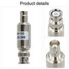 BNC Male to Female RF Fixed Attenuator 2W 3dB with 50 Ohm Impedance and Wide Frequency Range from DC up to 3GHz
