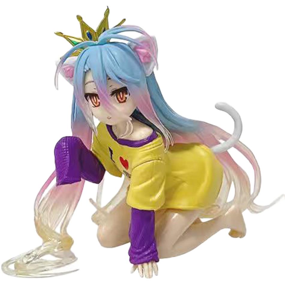 10-19 см Аниме Ngnl No Game No Life Белая "Фигурка Аниме ПВХ Фигурки Действия Аниме Коллекция Модель Украшение Модель Аниме Игрушка Подарки