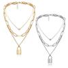 YouBella Jewellery for Women Lock and Heart Pendant Necklace for Women & Girls