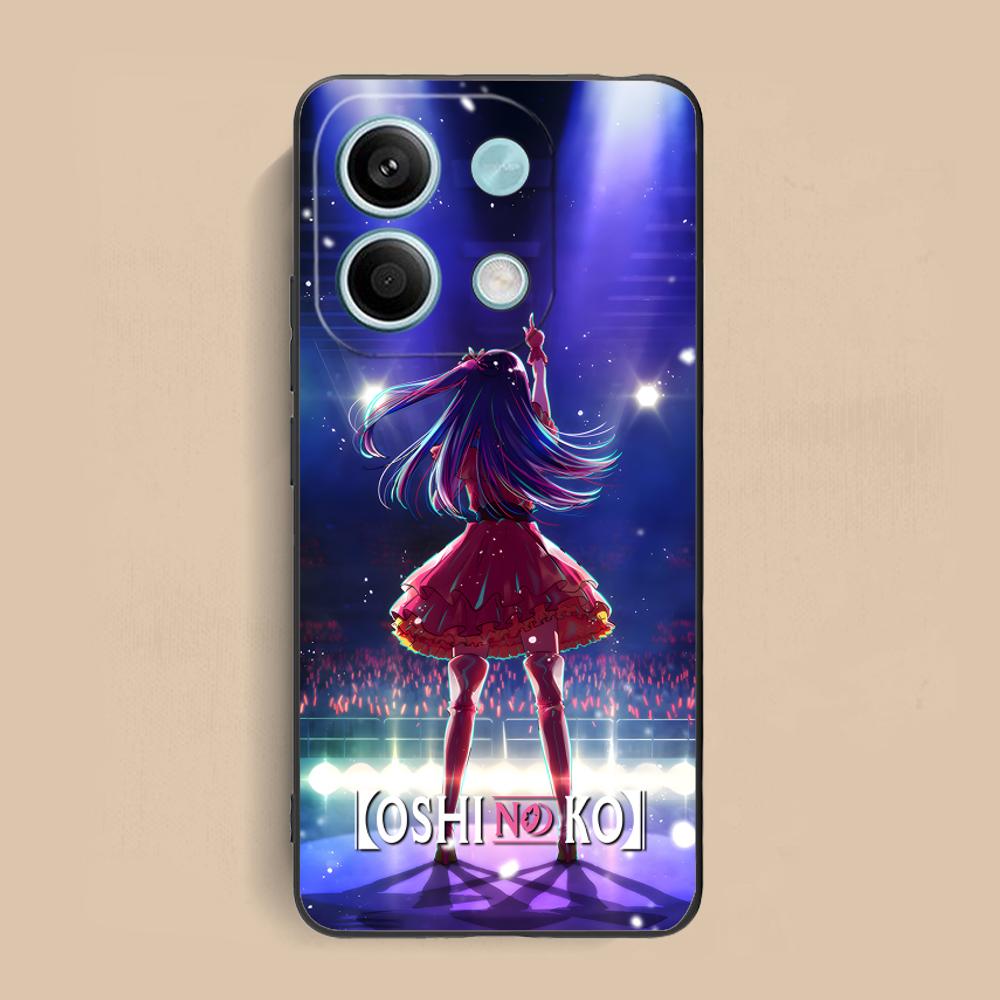 Чехол для телефона Аниме Ошиноко Ай Хосино для Xiaomi Redmi Note 14 13 12 11 S Pro Plus 4G 5G Цветной Печатный Чехол Красивый Люксовый
