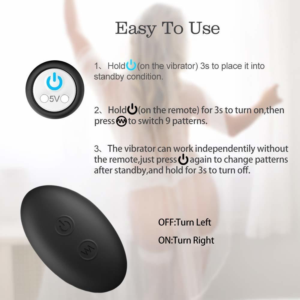 Black Silicone Butt Plug Set Wireless  Anal Training  Vibrating Butt Plugs