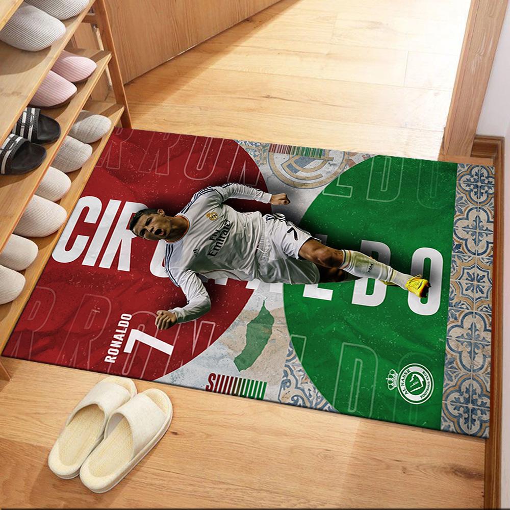 Cristiano Ronaldo 5 Area Rug Design for Entryway Foyer Playrooms Living Rooms Antislip Carpet Anime Office Decor