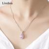 Женское ожерелье Lindon, кулон из медного сплава, циркон, модный подарок