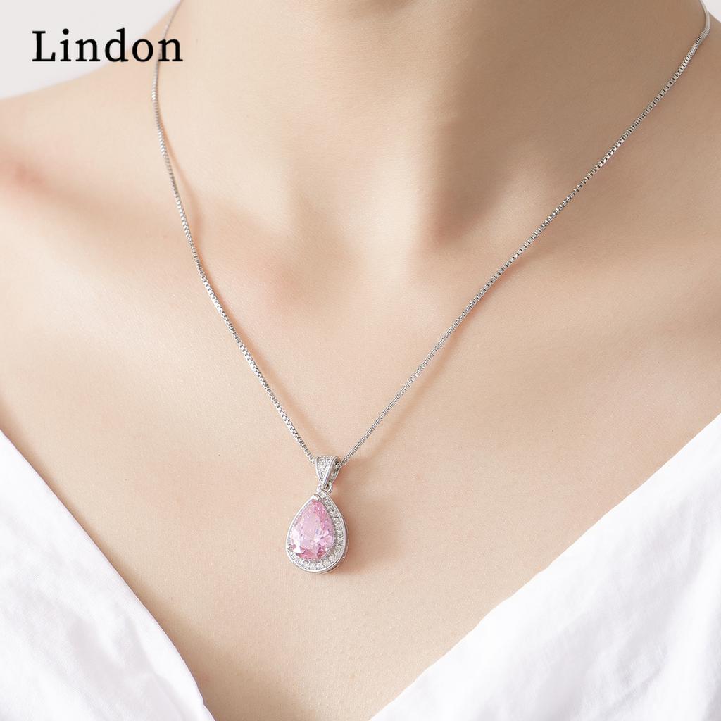 Женское ожерелье Lindon, кулон из медного сплава, циркон, модный подарок