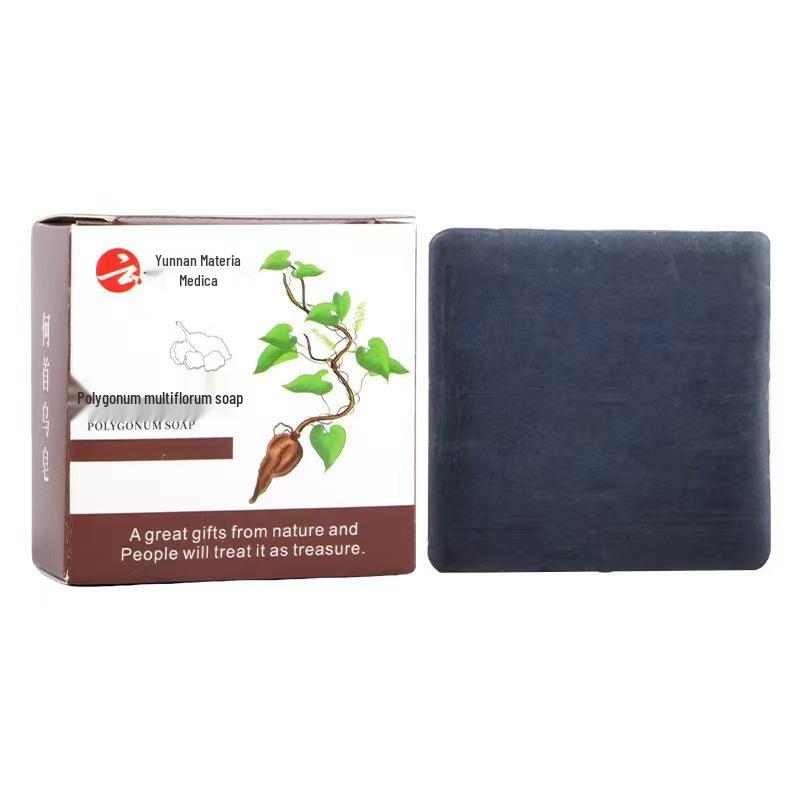 120g Handmade Cypress & Usma Hair Strengthening Shampoo Bar with He Shou Wu - Essential Oil for Dandruff & Oil Control