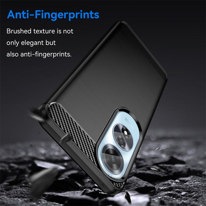 For OPPO A60 Case OPPO A60 Cover Luxury Silicone Bumper Brushed Full Shockproof TPU Protective Phone Back Cover For OPPO A60