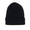 New Era Free Basic Cuff Knit Cotton Black Solid Cap, 223, Color, Black/Black