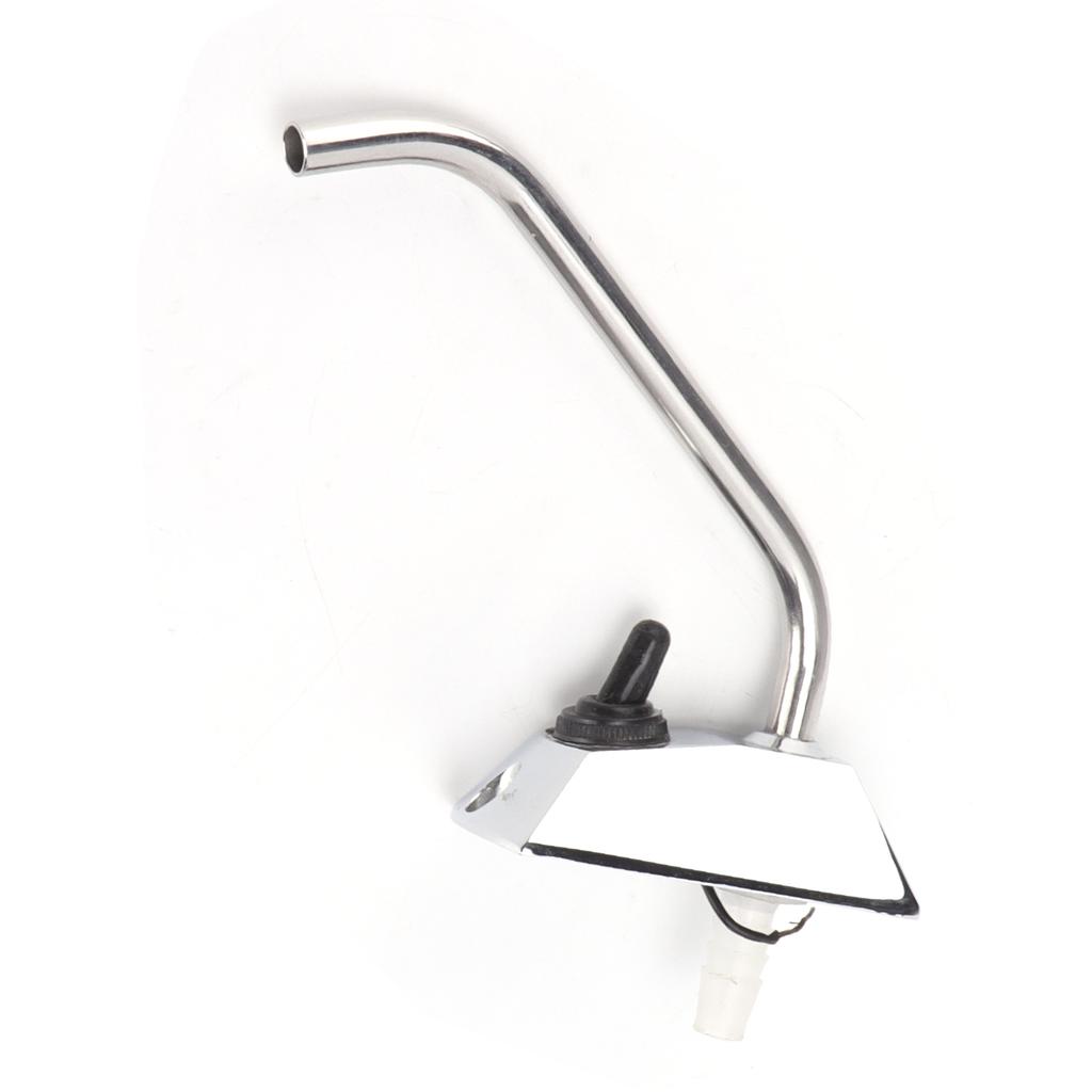 12V Electric Water Pump Faucet Tap Switch for 10mm 0.4in ID Hose Replacement for Caravan Motorhome RV