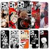 Чехол для телефона My Hero Bakugou Katsuki Для iPhone 16 17 Air 15 14 Pro Max 16E Чехол для телефона 13 Mini 12 11 7 SE 8 Печатный узор Fi