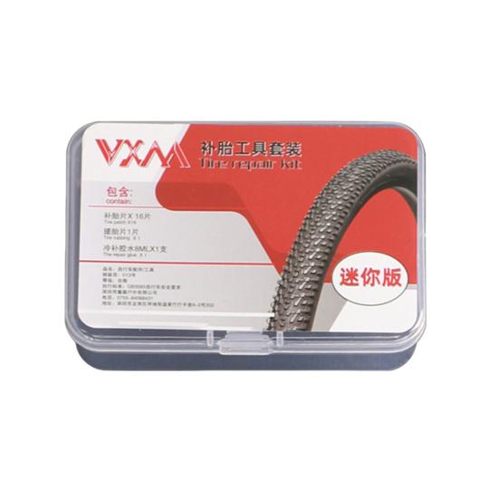 Набор инструментов для ремонта велосипедных шин, компактный размер, портативный универсальный набор клея для ремонта проколов велосипедных шин мотоцикла