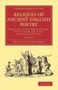 The Reliques Of Ancient English Poetry Volume 2 by UNKNOWN - Paperback Book