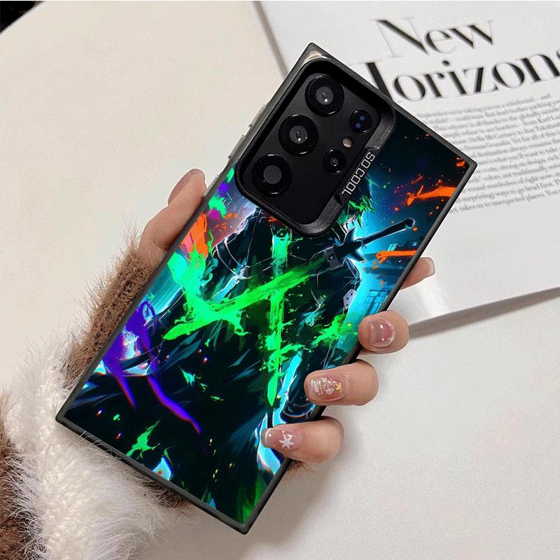 Мягкий чехол для телефона Sword Art Online Кирито для Samsung Galaxy S24 S25 FE S26 Edge S23 Ultra S22 Plus S21 + Ударопрочная задняя крышка Sh