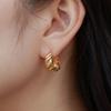 byweekend Croissant earring_gold