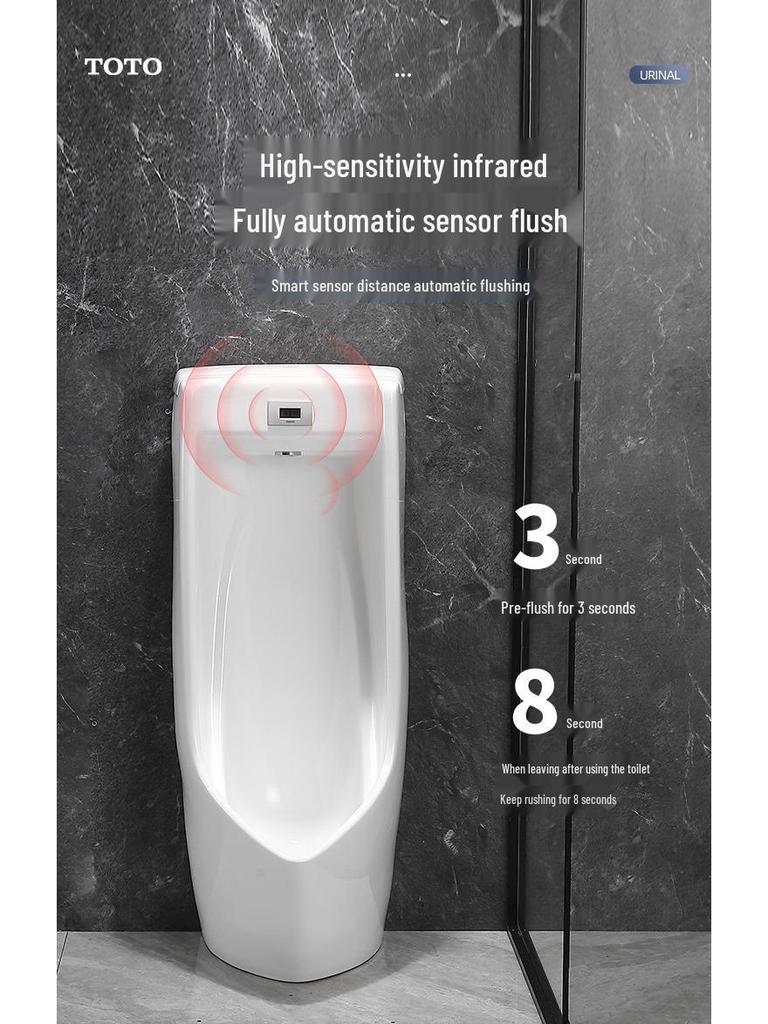 Унитаз-писсуар TOYO Smart с настенным/напольным монтажом и технологией защиты от запаха (USWN870/810/902)