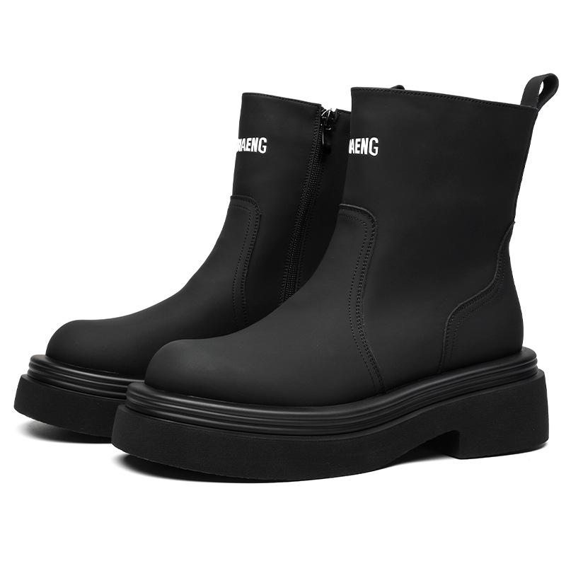 Высокие ботинки Martin мужские осенне-зимние теплые мужские туфли носки короткие ботинки британские ботинки Tooling 5014-H