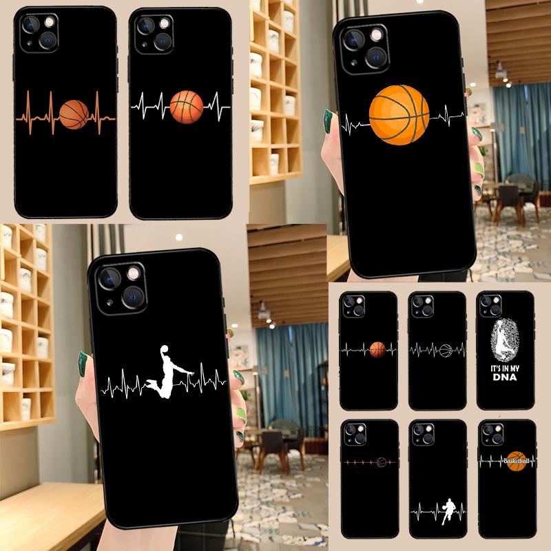 Basketball Heartbeat Case For OnePlus 13R 12R 10R 13T 10T 11 12 13 15 OnePlus Nord 5 CE 2 3 4 Lite N20 N30 Cover