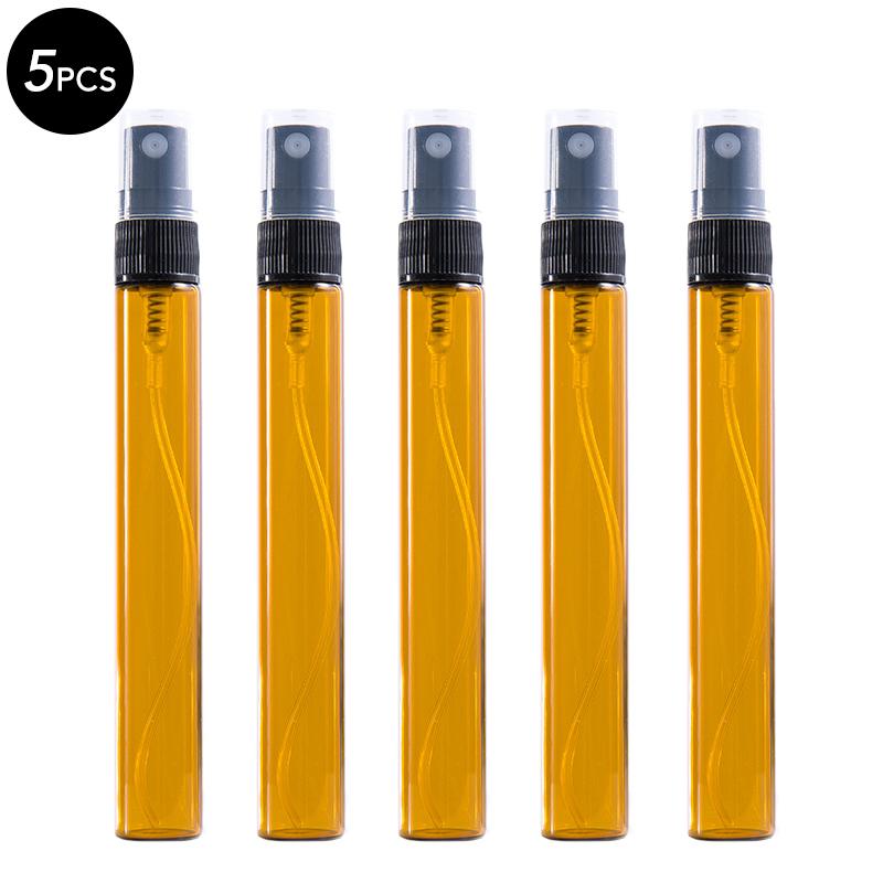 5/10 шт. 2 мл, 3 мл, 5 мл, 10 мл, мини-портативный флакон для духов, спрей, многоразовый косметический образец, стеклянный флакон для розлива, пустой контейнер