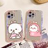 Чехол для телефона Mochi Peach Cat для iPhone 11 12 13 Mini Pro Max 14 Pro Max Чехол-оболочка