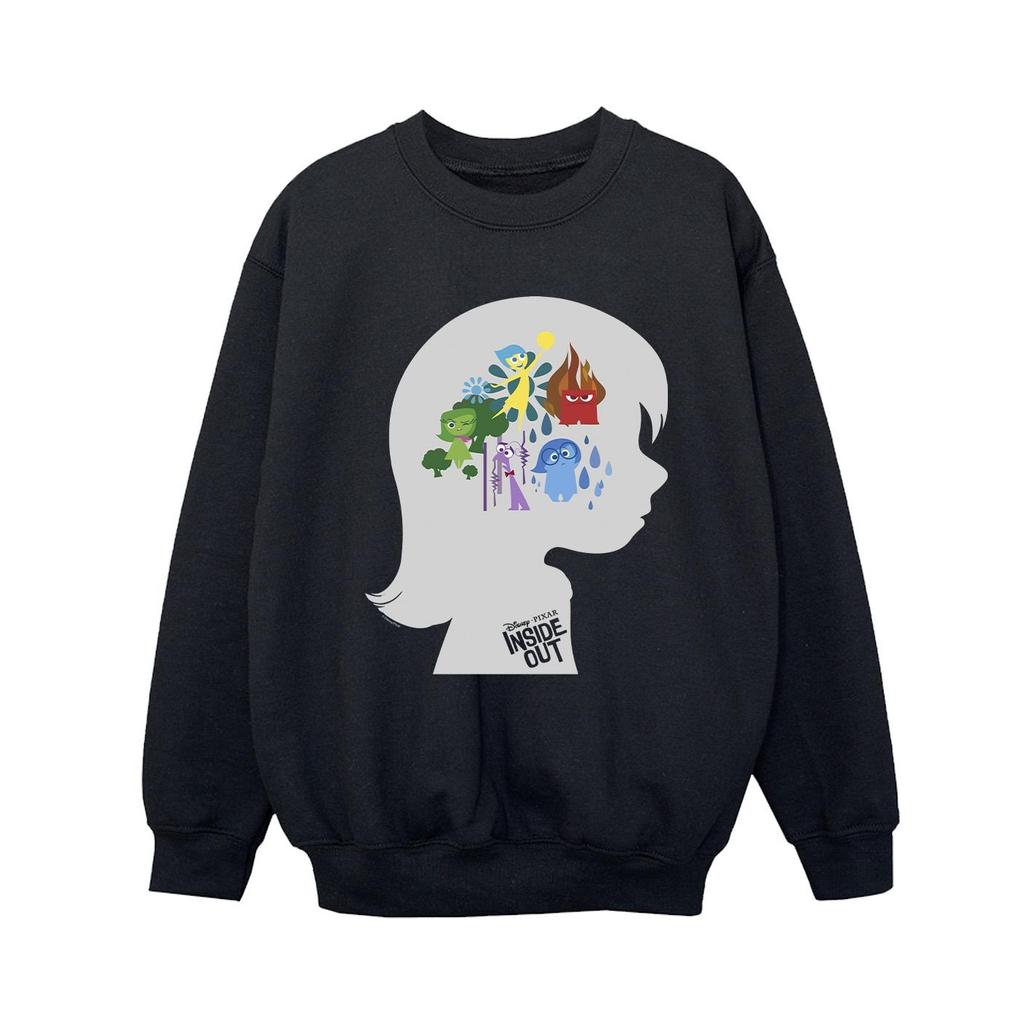 Disney Boys Inside Out Head Silhouette Sweatshirt
