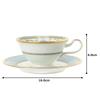 Noritake Cup & Saucer (Coffee Tea) 220cc Yoshino Gray Bone China Y59587/9983-6
