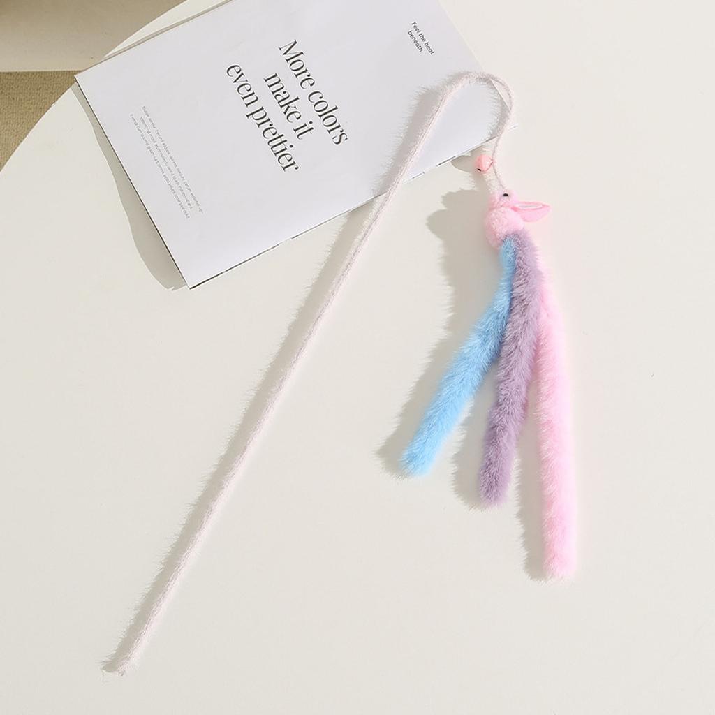 Adjustable Hanging Toys, Door Toy,Caterpillar & &Mouse Toys for Cats, with Adhesive Pads, Assorted Colors