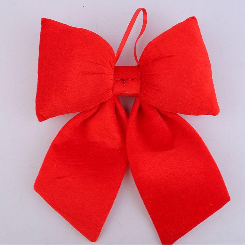 DIY Red  Christmas Bow Reusable Christmas Tree Decorations  Home Navidad New Year