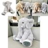 Huggable Plush Elephant Pillow Stuffed Toy For Children Super Soft Short Plush Material