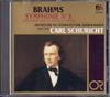 CD BRAHMS - Symphony 3 Non Japan Classical Used