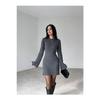 Women's Mini Ribbed Winter Knitwear Dress