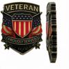 3D Памятный значок ветерана США 1776 года Металлическая наклейка на автомобиль