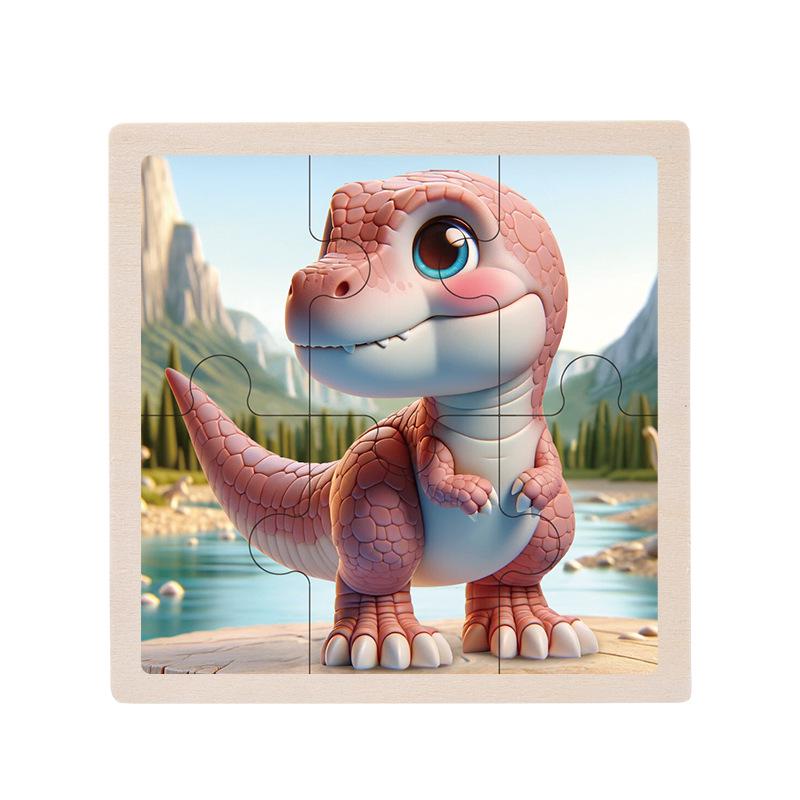 Деревянный развивающий пазл для малышей, 1-5 лет