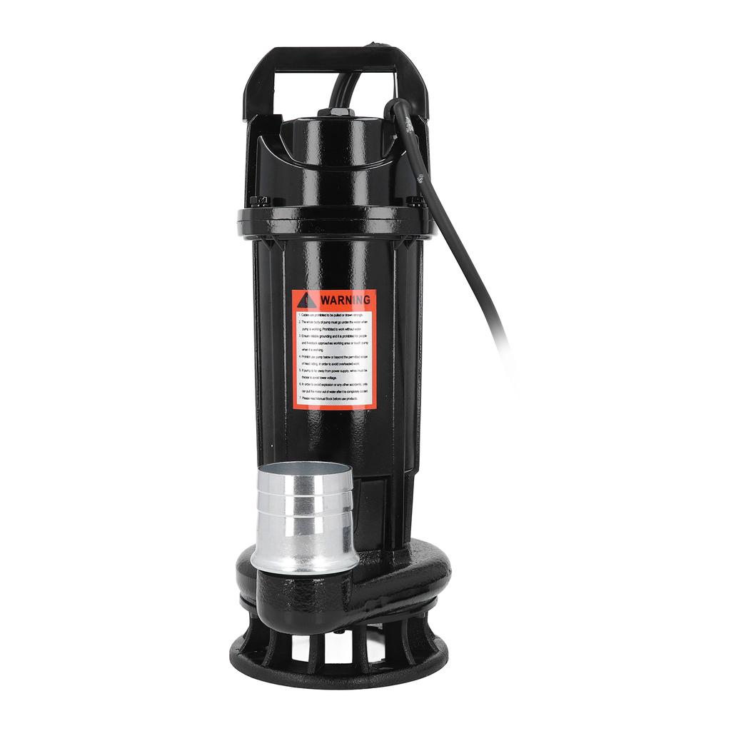 Канализационный насос чугунный погружной комплект для резки сточных вод 12 м3/ч диаметр выходного отверстия 50 мм с 10 м