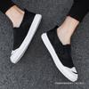 2024 лето новые мужские парусиновые туфли корейская версия повседневные студенческие туфли на одном ходу ленивые тканевые туфли трендовые мужские туфли