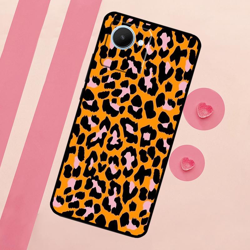 Leopard Skin Case For Realme 11 Pro Plus 10 9 GT Neo 5 3 3T C11 C15 C25s C21Y C30 C31 C33 C35 C53 C55