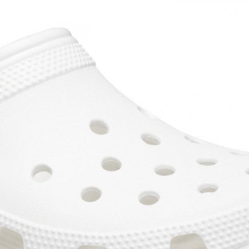 Crocs Женские классические туфли-сабо на платформе белого цвета 206750 100