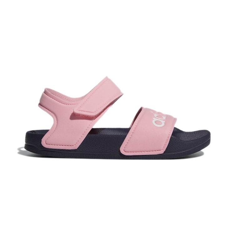 adidas Сандалии Adilette из синтетической кожи для детей, розовые, детские G26876