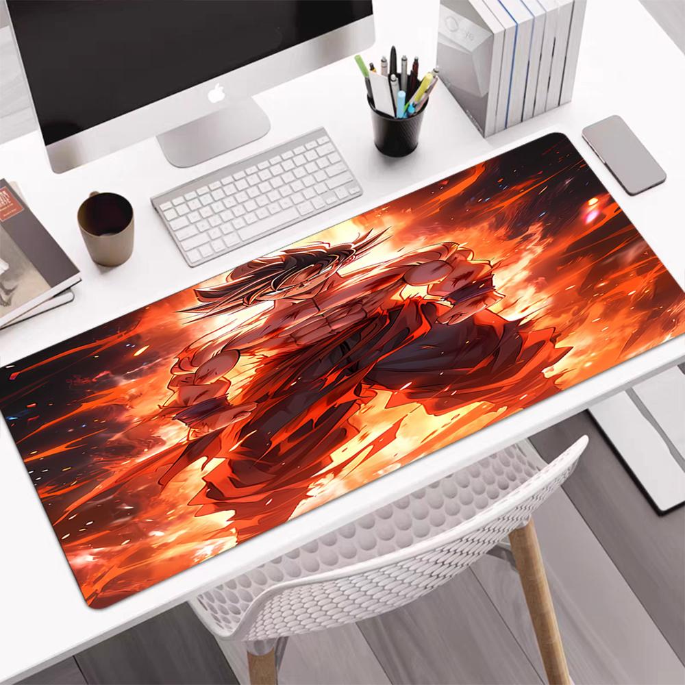 Dragon Ball Theme Mouse Pad, Non Slip Rubber Base, Multifunctional Office & Home Decor, Perfect for Workspace Personalization.