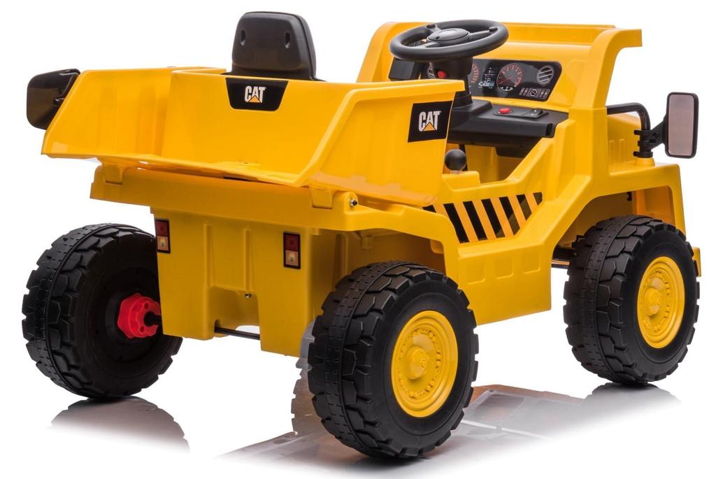 Auto Na Akumulator Jeździk Wywrotka Napęd Elektryczny Cat Żółty Sun Baby