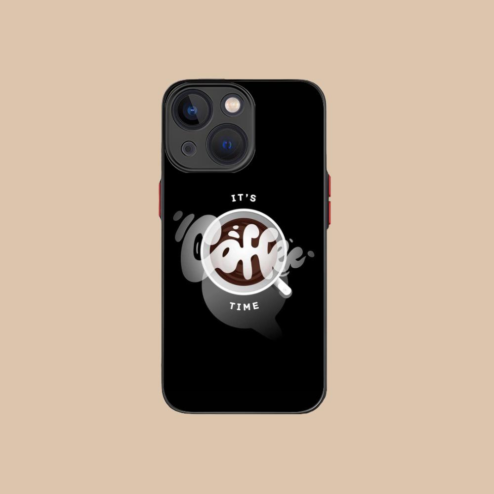 Coffee Beans Silicone Mobile Phone Case for iPhone 17 16 15 14 13 12 11 X XR XS Air Pro Max Plus Mini Colorful Cover